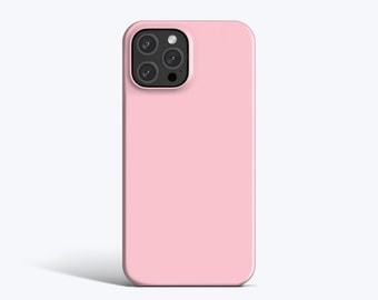 BLOC DE COULEUR Limonade rose | Pour iPhone 15, étui iPhone 14, étui iPhone 11, étui iPhone 12, plus de modèles disponibles, étui de couleur unie