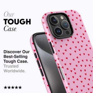 Red Hearts Phone Case - For iPhone 17, 16, 15, 14, 13, 12 MagSafe Option image 3