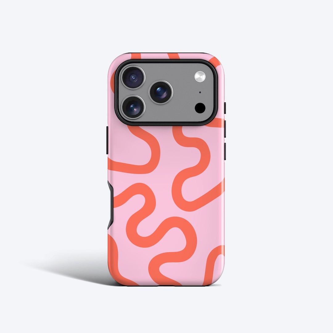 Organic Lines Coral Phone Case - for All iPhone Models, Tough, Magsafe and  Slim Protection - Etsy