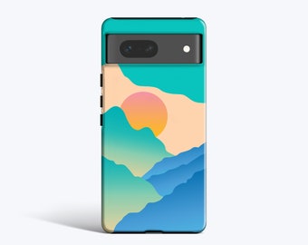 CAPRI SUNRISE Case | For Pixel 8 Case, Pixel 7 Case, Pixel 6 Pro Case, Pixel 5 Case, Pixel 4A Case More Models, Mountains, Summer