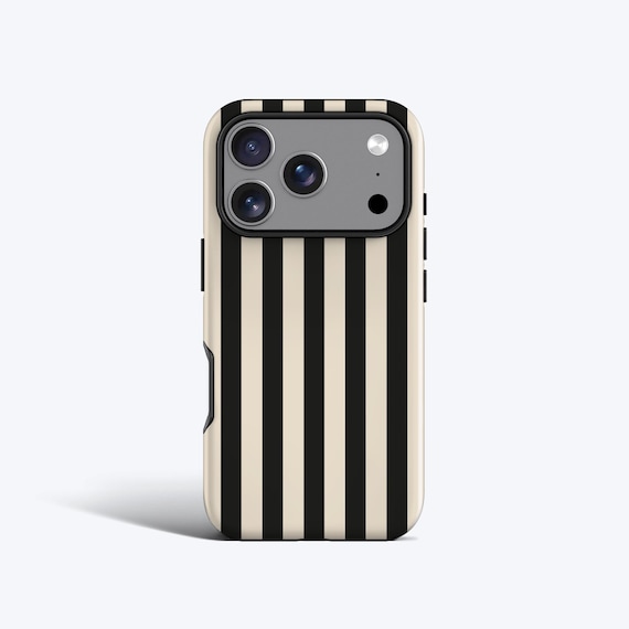 Classic Black Stripes Phone Case - for iPhone 18 Pro, 17, 16, 15