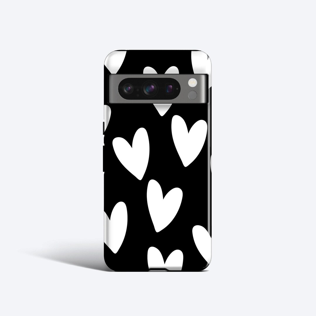 Large White Hearts Case for All Pixel Models, Magnetic Option - Etsy UK