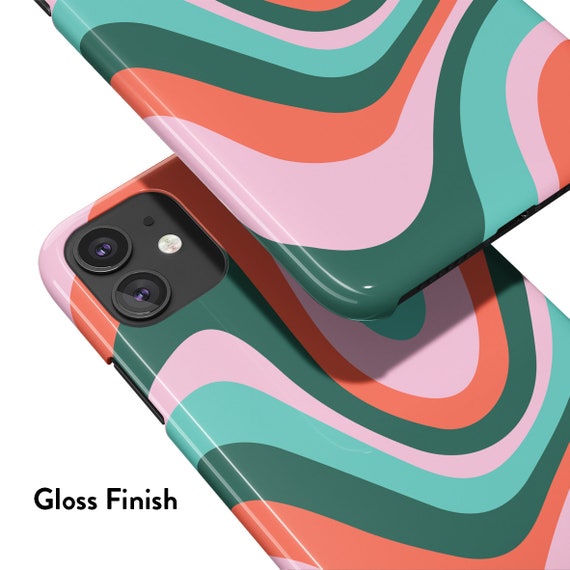 iPhone 11 Case Wavy Lines iPhone xr Case For iPhone 13 Case Y2K ABSTRACT GROOVY COCO iPhone 12 Case More Models Available Funky