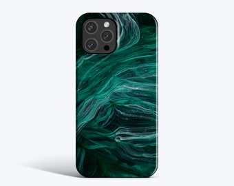 LIQUID MARBLE Case | For iPhone 15 Pro Max Case, iPhone 12 Case, iPhone 11 Case, iPhone xr Case, More Models Available, Green Marble Case