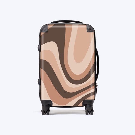 ABSTRACT GROOVY COCO Custom Suitcase Luxury Suitcase Cabin 