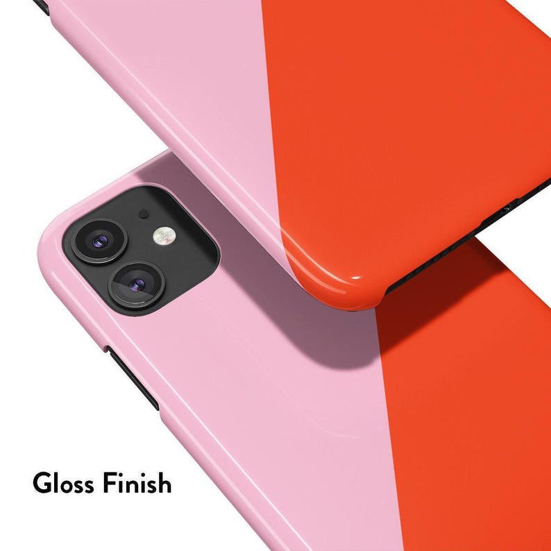 GEOMETRIC PINK RED Case - For Galaxy S26, S25, S24, S23, S22, S21, S20, Magnetic image 2