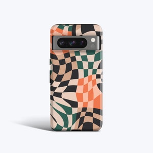 MULTI CHECKERED Case | For Pixel 8a Case, Pixel 7a Case, Pixel 6 Pro Case, Pixel 5 Case, All Models Available, Multi Coloured Case, Groovy