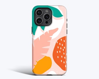 TROPISCHE BLÄTTER – Für iPhone 18 Pro, 17, 16, 15, 14, 13, 12 (MagSafe-Option)
