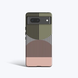 CIRCLES GEOMETRIC Case | For Pixel 6 Pro Case, Pixel 7 Case, Pixel 5 5G Case, Pixel 4A 5G Case, More Models, Modern, Blush Pink, Moss Green