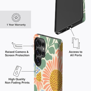 Sunflower Phone Case - For Galaxy S27, S26, S25, S24, S23, S22, S21, Magnetic image 4