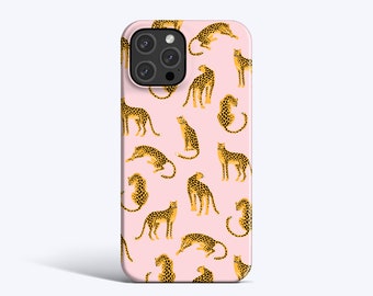 PASTEL PINK Leopards | For iPhone 15 Pro Max Case, iPhone 12 Case, iPhone 11 Case, iPhone 14 Case, More Models Available, Leopard Pattern