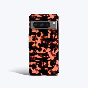 Funda TORTOISE BLUSH para Pixel 9 xl, Pixel 8 Pro, Pixel 7a, Pixel 6 Pro y más modelos. Estampado abstracto de carey.