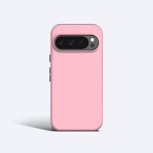 BLOCK COLOUR LEMONADE Phone Case | Soft Pink Block Colour Style, For Pixel 9 Pro xl, 9, 8a, 8 Pro, 7 Pro, 7a, 6 Pro, 6a, More Models