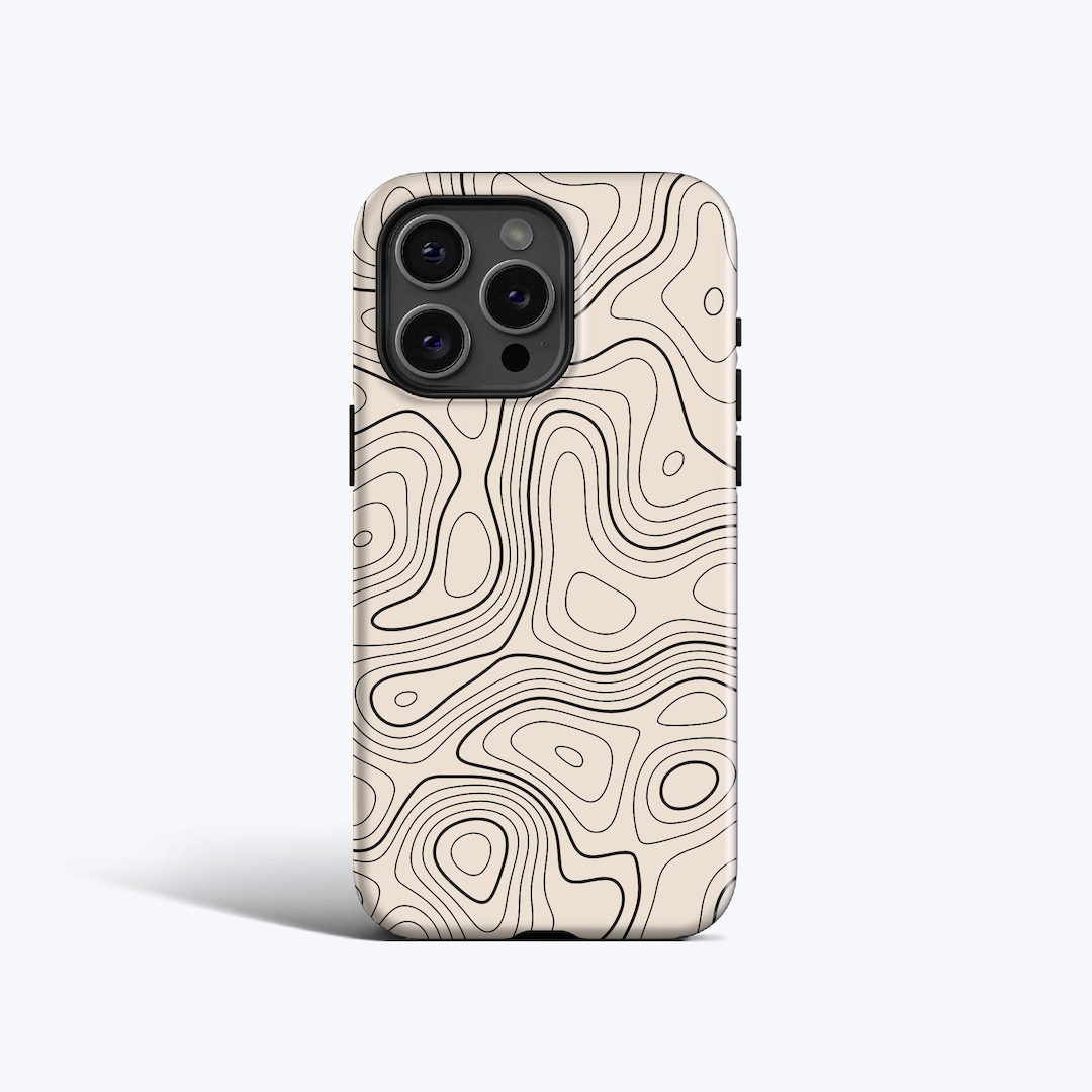 Topologie iPhone16スマホケース TOPOGRAPHIC Phone Case | for iPhone 16 Pro Max Case, iPhone 15 Pro