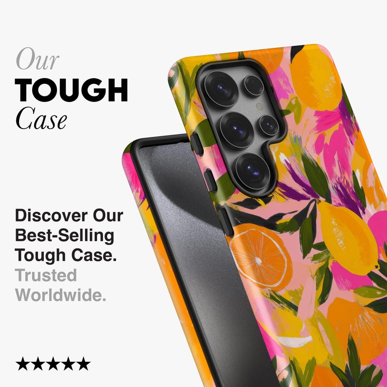 Oranges and Lemons Phone Case - For Galaxy S26, S25, S24, S23, S22, S21, S20 Series, Magnetic image 2