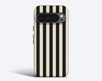 Classic Black Stripes Phone Case - For Pixel 10, 9, 8, 7, 6, MagSafe Option
