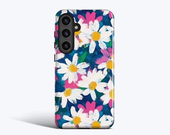 For Galaxy S26, S25, S24, S23, S22, S21, S20 Series, MagneticDaisy Pop Phone Case - For Galaxy S26, S25, S24, S23, S22, S21, S20, Magnetic
