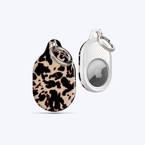 BEIGE TORTOISE AirTag Hülle Für Ihre Schlüssel, Handtasche, Rucksack, Haustier-Halsband, alles, was Sie sich wünschen, AirTag Halter, AirTag Schlüsselanhänger, Abstrakt