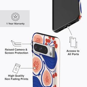 Blue Passion Fruit Phone Case - For Pixel 10, 9 Pro xl, 9a, 8a, 8, 7a, 6, Magnetic image 4