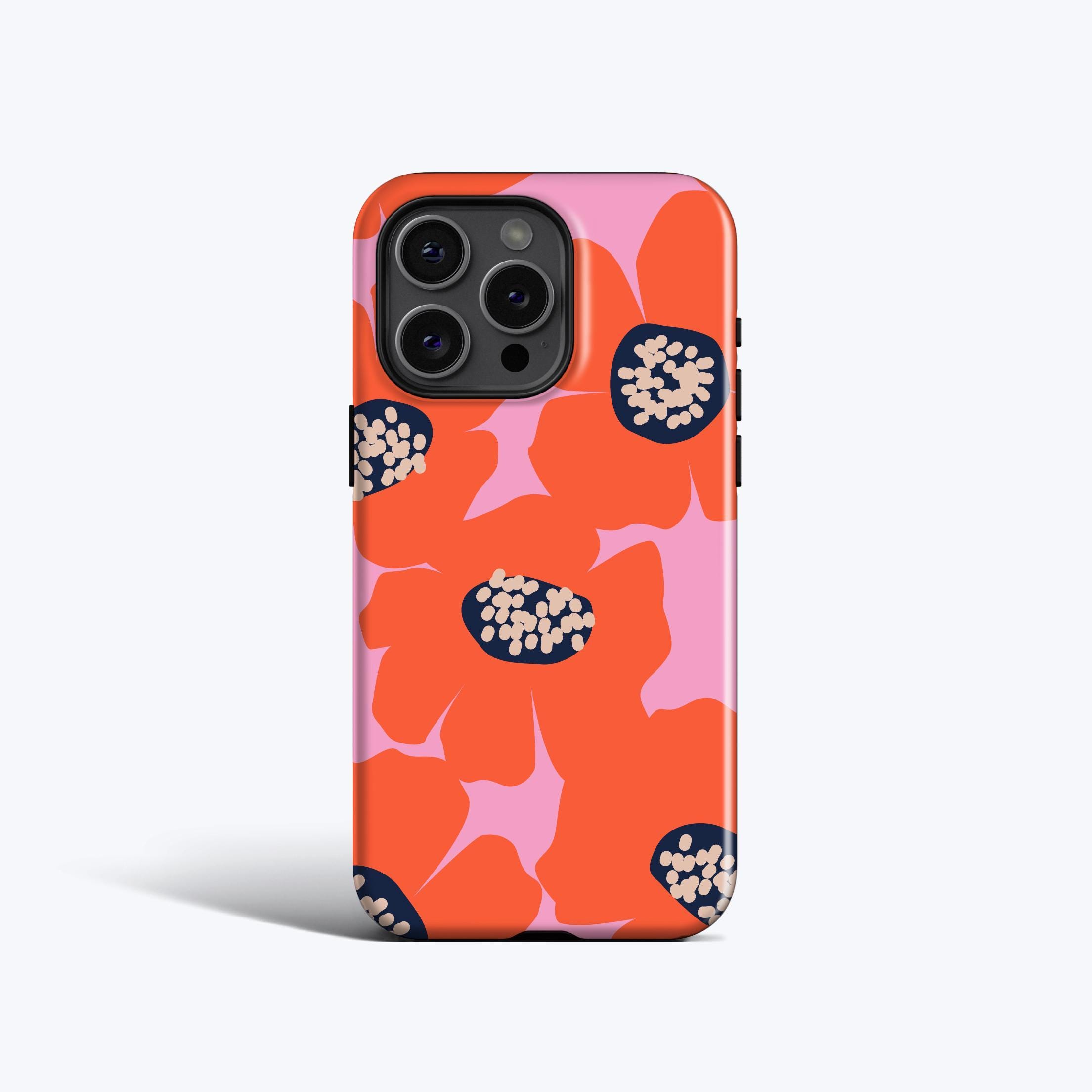 Poppies Phone Case for iPhone 17, 16 Pro Max, 15 Pro, 14 Plus, 13