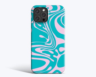 TURQUOISE MARBLE | For iPhone 15 Case, iPhone 14 Pro Case, iPhone 11 Case, iPhone xr Case, More Models, Liquid Marble, Modern, Trending