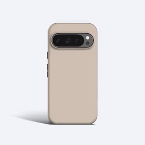 BLOCK COLOUR Almond Case | For Pixel 9a, 9 Pro xl, 8a, 8 Pro, 7a, 7 Pro, 6a, 6 Pro, 5 and More Models