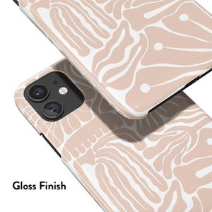 Amazon Jungle beige Case For iPhone 17, 16e, 15 Plus, 14 Pro, 13 Mini, 12, 11, MagSafe, Botanical Plants image 2