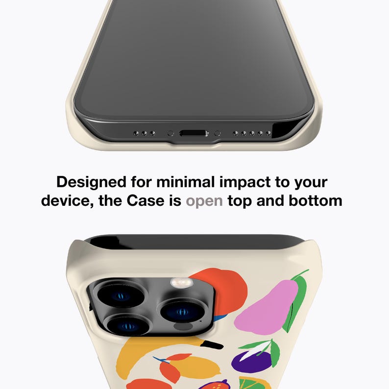 FRUITY ART Slim Card Phone Case iPhone 15 Case, iPhone 14 Pro Case