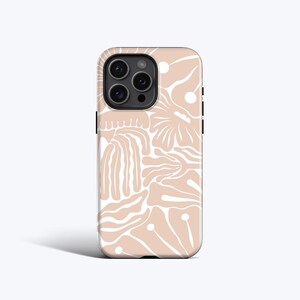 Amazon Jungle beige Case For iPhone 17, 16e, 15 Plus, 14 Pro, 13 Mini, 12, 11, MagSafe, Botanical Plants image 1