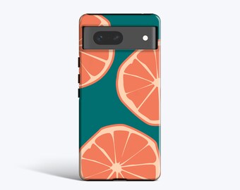 GRAPEFRUIT Case | Pixel 8 Case, Pixel 7 Case, Pixel 6 Pro Case, Pixel 5 Case, Pixel 4 Case, Pixel 3axl Case, More Models, Tropical, Fruit