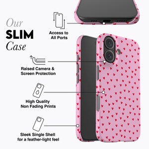 Red Hearts Phone Case - For iPhone 17, 16, 15, 14, 13, 12 MagSafe Option image 7