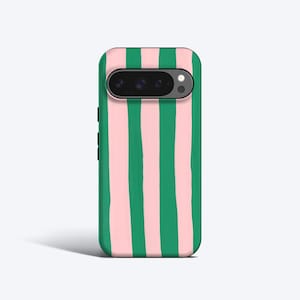 Grönt telefonskal med strandhandduk – för Pixel 10, 9, 8, 7, 6, magnetiskt alternativ