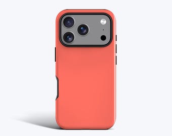 Coral iPhone Case - For iPhone 17, 16, 15, 14 , 13, 12, 11, MagSafe