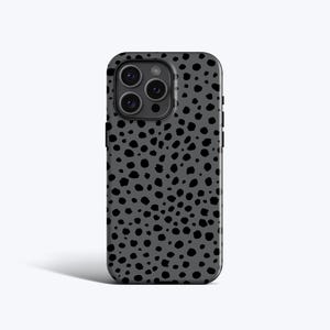 DOTS GREY Case | For iPhone 15 Case, iPhone 12 Case, iPhone 14 Pro Max Case, iPhone 16 Pro Max Case, More Models, Dot Pattern, Classic image 1