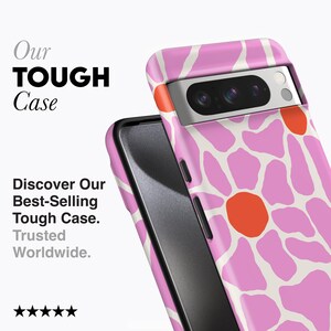 Funda Margaritas Rosadas - Para Pixel 10, 9, 8, 7 Pro, 6a y más imagen 2