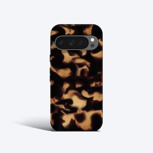 Dark Tortoise Phone Case - For Pixel 10, 9 Pro xl, 8a, 7, 6 Pro, Abstract