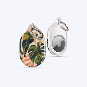 JUNGLE LEAVES AirTag Case | For your keys, Handbag, Backpack, Pets Collar, Anything you desire, AirTag Holder, AirTag Keychain, Tropical