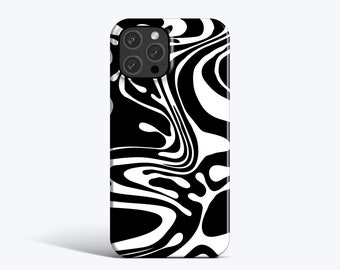 BLACK MARBLE | For iPhone 15 Case, iPhone 12 Case, iPhone 11 Case, iPhone xr Case, More Models, Liquid Marble, Minimalist, Modern, Trending