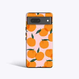 ORANGES Phone Case | For Pixel 8 Case, Pixel 7 Case, Pixel 5 Case, Pixel 6 Case, Pixel 3A XL Case, All Models, Fruit Phone Case