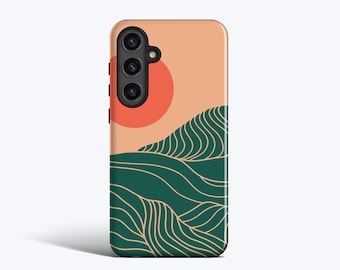 For Galaxy S26, S25, S24, S23, S22, S21, S20 Series, MagneticSunset Love Phone Case - For Galaxy S26, S25, S24, S23, S22, S21, S20, Magnetic