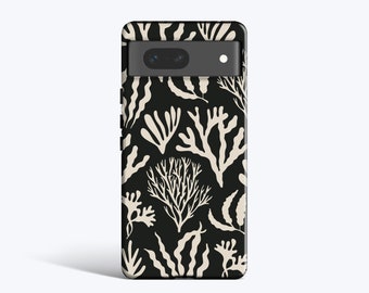 MIDNIGHT CORAL REEF Phone Case | For Pixel 8 Case, Pixel 7 Case, Pixel 6 Pro Case, Pixel 5 Case, Pixel 3 Case, All Models, Under the Sea