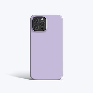 BLOCK COLOUR Lilac | For iPhone 15 Case, iPhone 12 Case, iPhone 14 Case, iPhone 13 Case, More Models Available, Block Colour Case