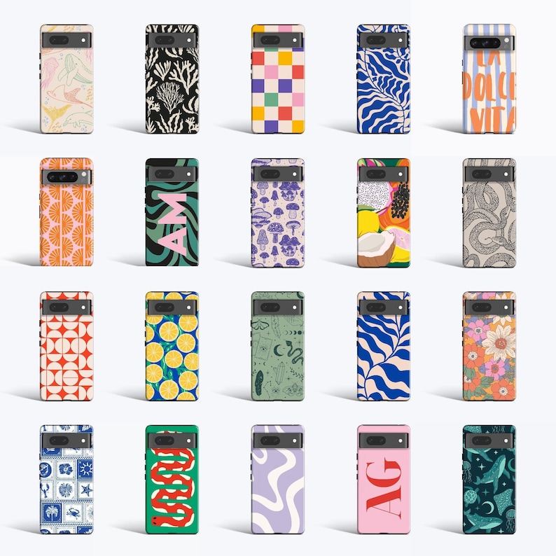 MALACHITE WAVES Case | For Pixel 8 Case, Pixel 7 Case, Pixel 6 Pro Case, Pixel 5 Case, More Models, Marble Case, Agate Case image 2