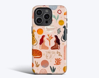 Capa para celular Universo Místico - Para iPhone 17, 16, 15, 14, 13, 12, com opção MagSafe