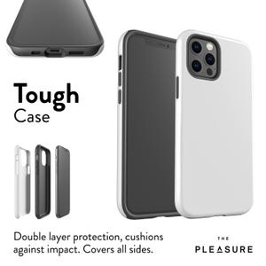 FUNKY ANIMAL PRINT Case | For iPhone 15 Pro Max Case, iPhone 14 Case, iPhone 13 Pro Case, All Models, Abstract Lines, Tiger stripes, Pink image 2