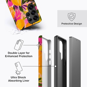 Oranges and Lemons Phone Case - For Galaxy S26, S25, S24, S23, S22, S21, S20 Series, Magnetic image 3