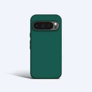 BLOCK COLOUR Juniper Case | Solid Green Case, For Pixel 9 Pro xl, 9a, 8a, 8 Pro, 7 Pro, 7a, 6 Pro, 6a, More Models