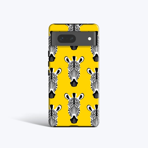 TÊTES DE ZÈBRE JAUNE Étui Pour les coques pour le Pixel 8, la coque pour le