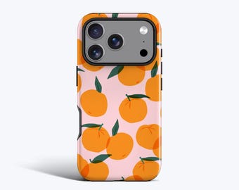 Oranges Phone Case - For iPhone 17, 16, 5, 14, 13, 12, 11, MagSafe Option