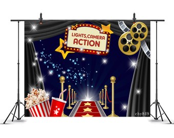 Movie Backdrop Etsy
